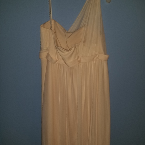 Light Pink Plus Size Bridesmaid Dress - Picture 2 of 2